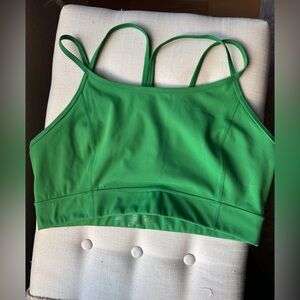 Halfdays Green Top and Bike Short Set